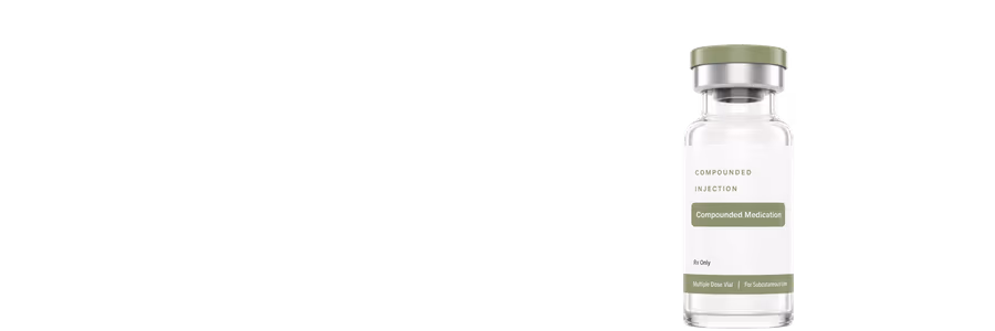 Unbranded treatment vial