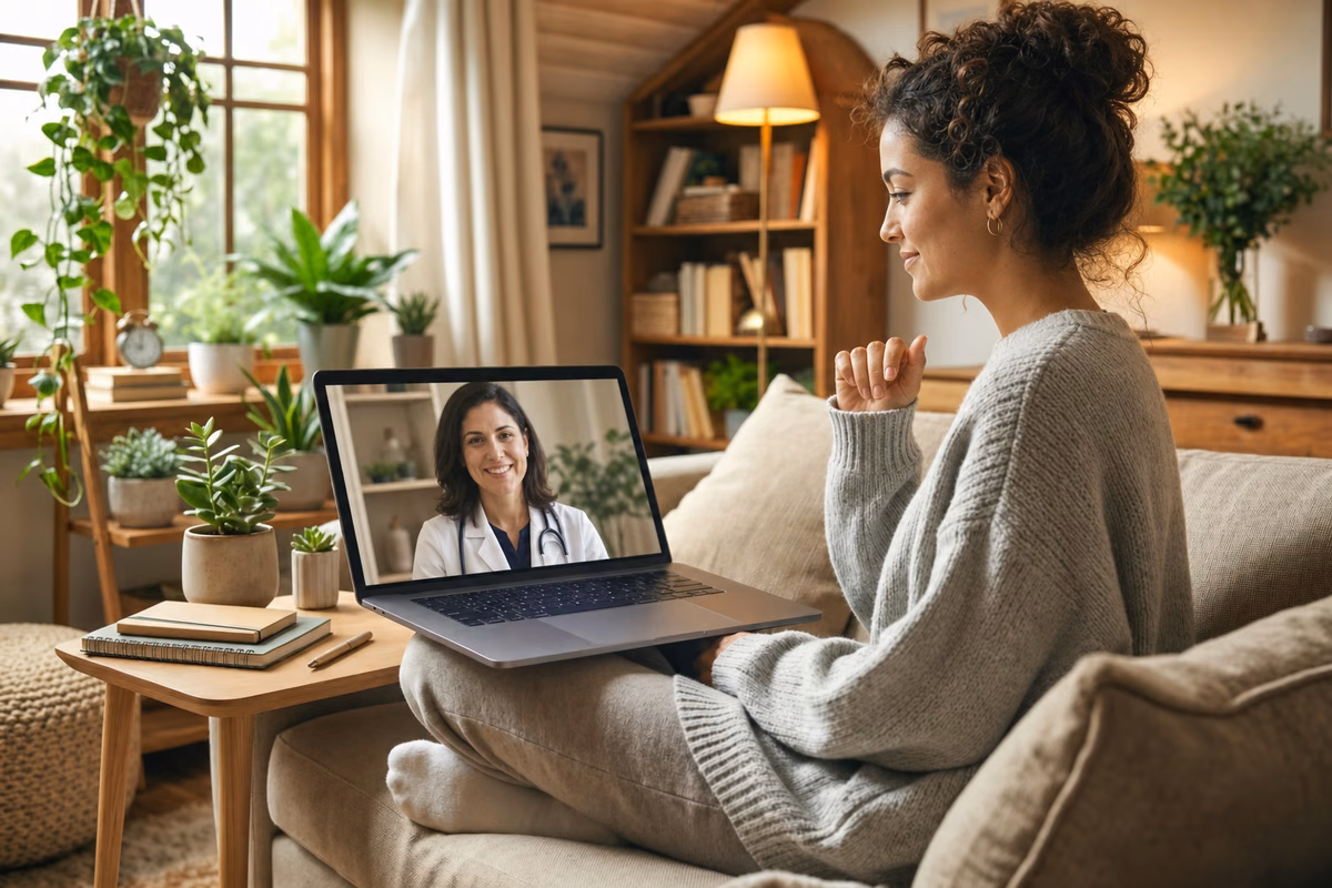 Telehealth consultation between patient and doctor