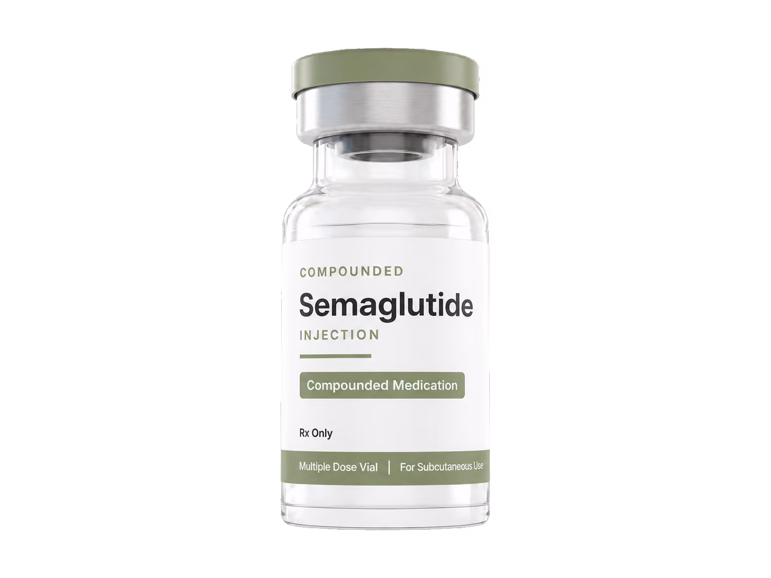 Unbranded treatment vial