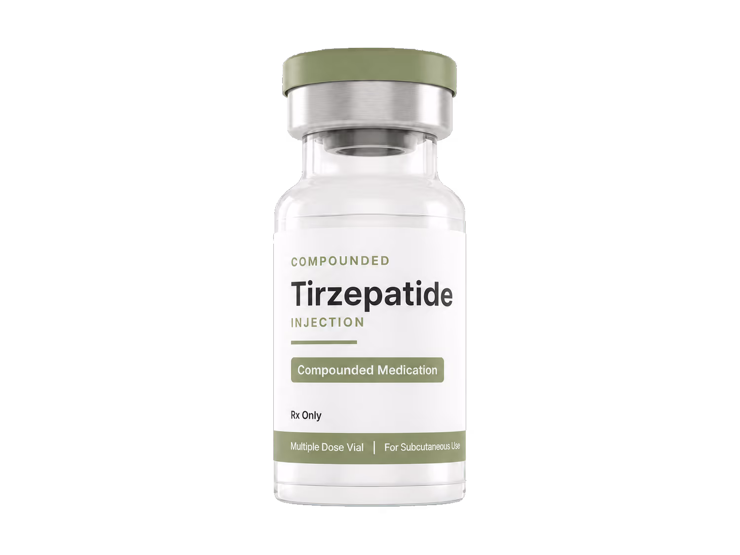 Unbranded treatment vial